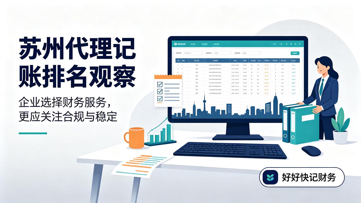 苏州代理记账排名观察：好好快记财务谈企业如何选择稳定财务服务