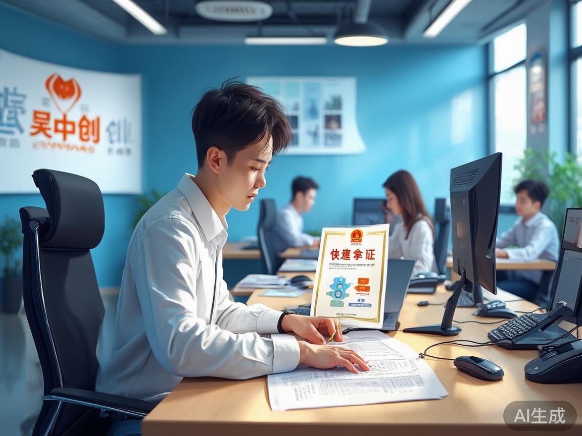 吴中创业必看：好快记财务公司代办，快速拿